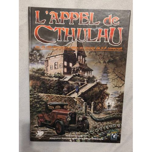 L'appel De Cthulhu Livre De Base 4ieme Édition H.P. Lovecraft Jdr Descartes