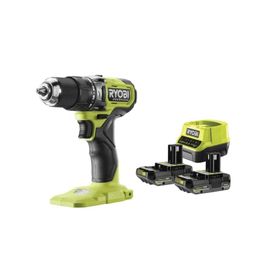 Perceuse à percussion Brushless 18V RYOBI - 54 Nm - 2 Batteries 2,0Ah - Chargeur - RPD18BL1-2C20S