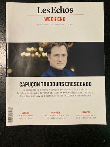 Les Echos Week End N°253 : Capuçon Toujours Crescendo