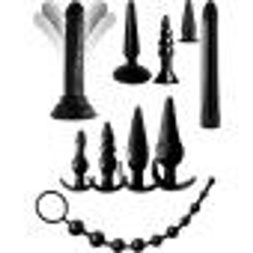 Kit De Jeux Anaux Godes & Plugs - Anal Play Kit Dildos & Butt Plugs 10 Pieces