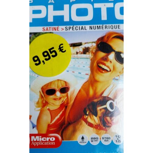 Micro Application Papier photo satiné