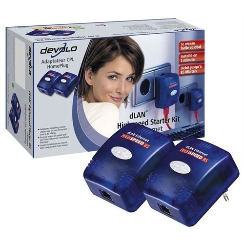 adaptateurs CPL Devolo 85 Mbp/s