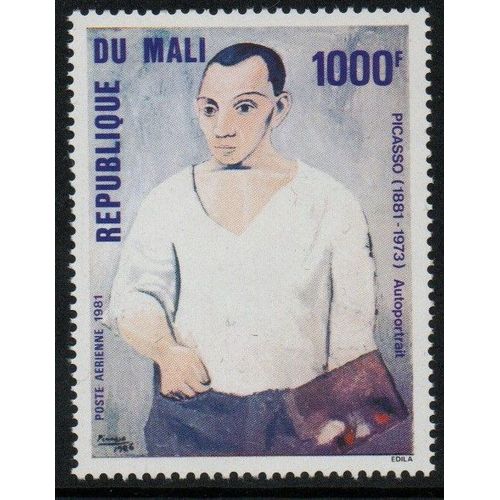 Mali Timbre Pablo Picasso 1981
