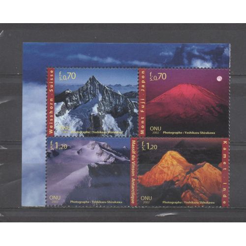 Nations Unies Timbre Année Internationale De La Montagne 2002