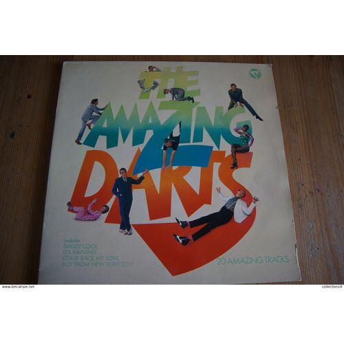The Amazing Darts Rare Lp Orange Hollandais 1978 Rock N Roll Doo Wop Valeur+ Edition Limitee