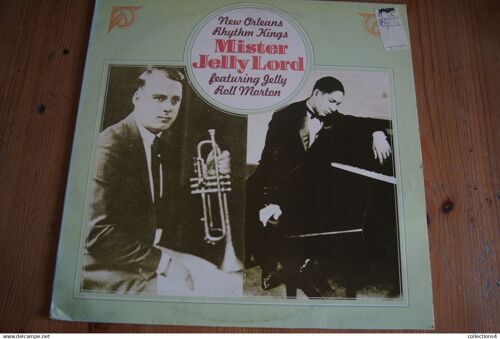 Featuring Jelly Roll Morton Mister Jelly Lord Lp Anglais 1981 Jazz