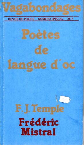 Vagabondages, Poètes De Langue D'oc