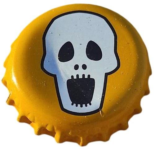 Belgique Capsule Bière Beer Crown Cap Tête De Mort Brasserie Du Bocq Rp279