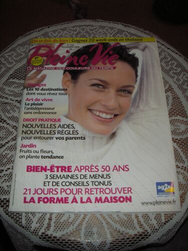 Pleine Vie N°269, Le Magazine Des Couleurs Du Temps. - Voyages: Les 10 Destinations Dont Vous Rêvez