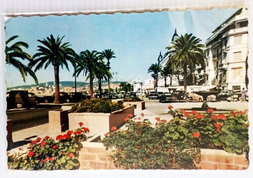 Carte Postale Année 50 '' Promenade Des Anglais A Nice ''