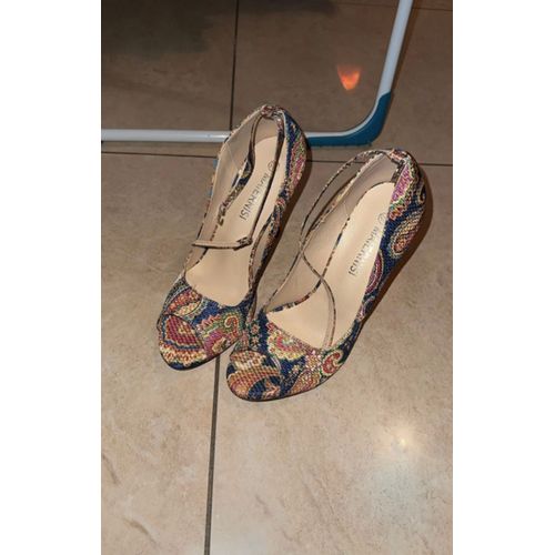 Chaussures À Talons Colorés - 38