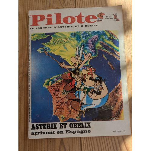 Pilote 512 : Astérix Et Obélix Arrivent En Espagne