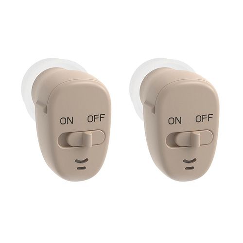 2PCS - Mini appareil auditif numérique Invisible, pour personnes âgées, perte d'audition modérée à sévère, amplificateur de son