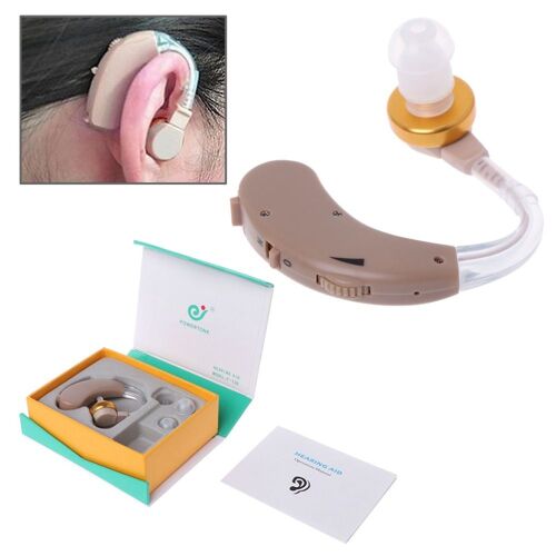 oreille droite - Mini appareils auditifs numériques BTE, bon marché, tonalité réglable, amplificateur de son, Portable, pour personnes âgées sourdes, 2020