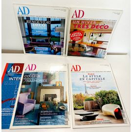 Lot De 4 Magazines Ad (Architecture Digest)