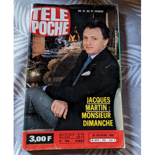 Tele Poche N°784 18 Février 1981 Jacques Martin