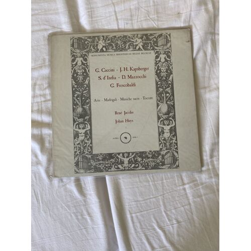 Rene Jacobs Johan Huys Monumenta Musica Regiae