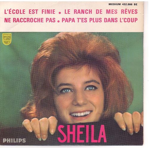 Sheila 45 Tours L'ecole Est Finie 432 866 Be 2 Série