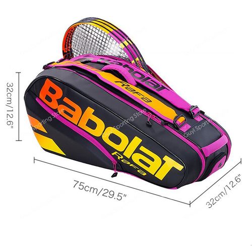 Babolat-Sac À Dos Pour Raquette De Tennis,Compartiment À Chaussures Indépendant,Grande Capacité,Sport,3 Raquettes -For 6 Rackets