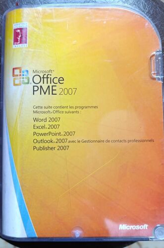 Microsoft Office Pme 2007 Boite Avec 2 Disques.
