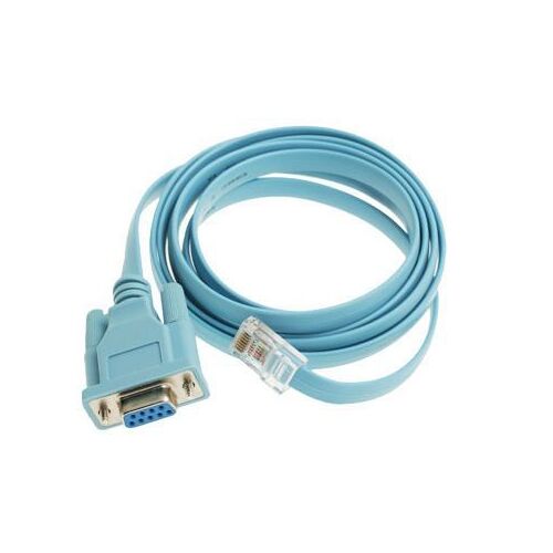 Cisco - Câble série - RJ-45 (M) pour DB-9 (F) - pour Cisco 16XX, 17XX, 627, 67X, 80X, 81X, 82X, 83X, 85X, 87X
