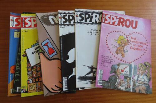 Lot De 7 Numéros De Spirou Du N° 3435 Au 3441