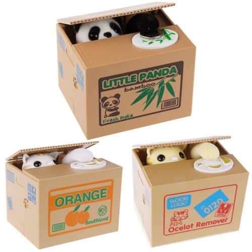 Tirelire Magique Et Créative Pour Enfant, Jouet, Tirelire, Coffre-Fort, Antivol, Automatique, Pour Économiser Des Pièces, Cadeaux