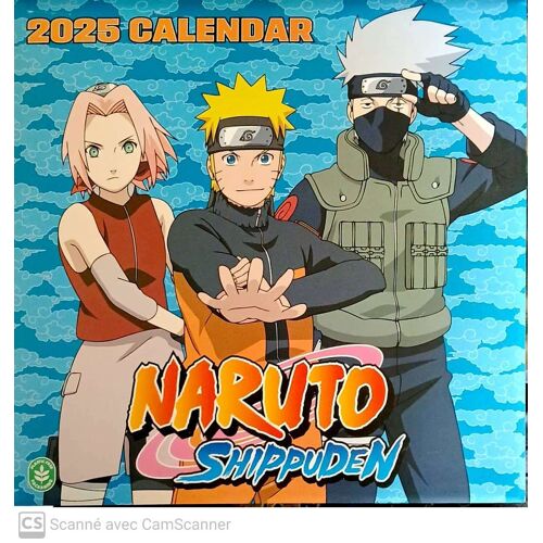 Calendrier Mural 2025 Naruto |