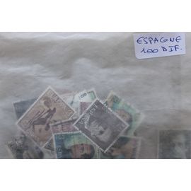 Espagne 100 Timbres Différents