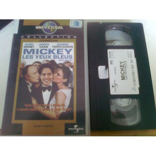 Cassette Vidéo Vhs - Mickey Les Yeux Bleus - Hugh Grant
