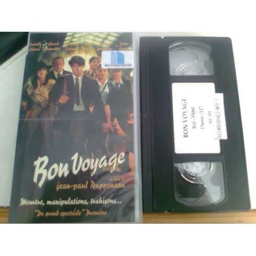 Cassette Vidéo Vhs - Bon Voyage - Isabelle Adjani