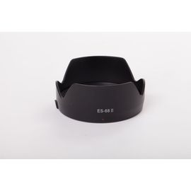 vhbw Pare-soleil remplacement pour Canon ES-68 II pour 49mm objectif - Cache noir, plastique, tulipe, 8,4 cm