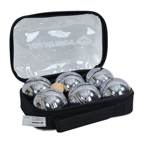 Schildkrot Funsport Set De Boules De Pétanque Argent Et Noir - 4000885700084