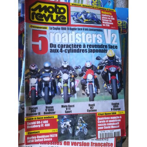 Moto Revue 3423 De 2000 Cagiva V1000 Raptor,Moto Guzzi V11 Sport,Voxan V1000 Roadster,Ducati 900 Monster Ie,Buell M2 Cyclone,Husaberg Fe400,Suzuki Dr400z,Harley Fxstd 1450 Softail Deuce,Suzuki Dr350se
