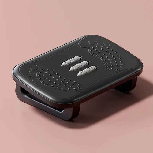 Repose-Pieds Ergonomique Sous Le Bureau,Tabouret Avec Rouleaux De Massage,Portabilité,Bureau,Instituts D'assistance Des Jambes Pour Le Travail À Domicile #A