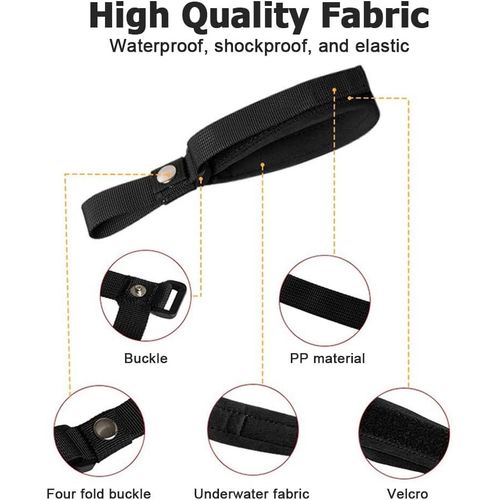 Laisse Courte Pour Chien, Sangle De Sécurité Pour Poignet De Chien, Dragonne Mains Libres Réglable Anti-Délogement, Pour Tracteur Télescopique Automatique, Poussette De L'animal