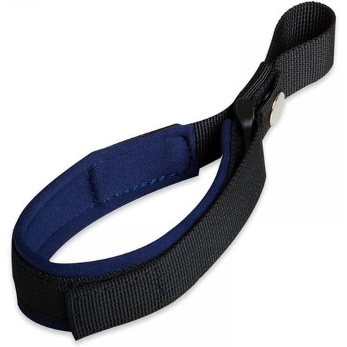 Laisse Courte Pour Chien, Sangle De Sécurité Pour Poignet De Chien, Dragonne Mains Libres Réglable Anti-Délogement, Pour Tracteur Télescopique Automatique, Poussette De L'animal (Bleu Marine)