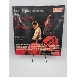 Vinyle 33 Tours Les 16 Plus Célèbres Tangos Et Pasos (Luis Pena) Avec Fourreau (Fourreau Abîmé)
