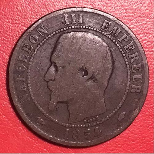 10 Centimes - Napoleon I I I  - 1854 A - France