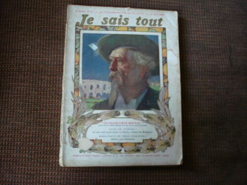 Magazine Je Sais Tout N°52 Année 1909