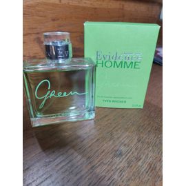 Parfum Edt Comme Une Évidence Green Homme Yves Rocher Spray 75 Ml En Boîte 