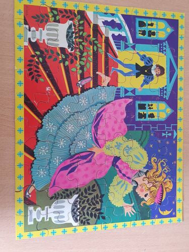 Puzzle Vintage "Contes De Fées" Cendrillon Fernand Nathan 60 Morceaux