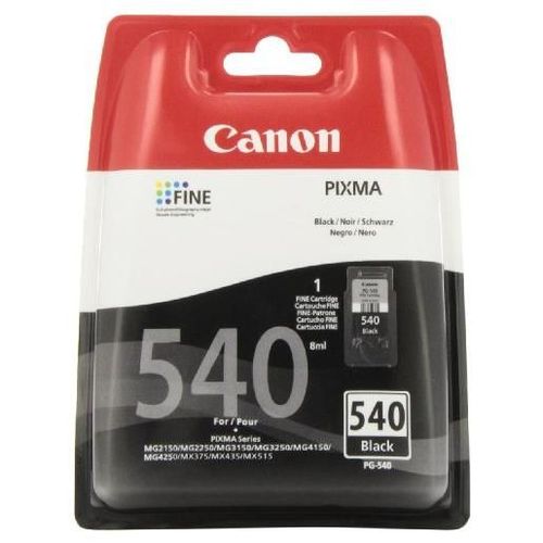 Canon PG-540 - Noir - originale - cartouche d'encre - pour PIXMA MG3150, MG3250, MG3510, MG3550, MG3650, MG4250, MX395, MX455, MX475, MX525, MX535