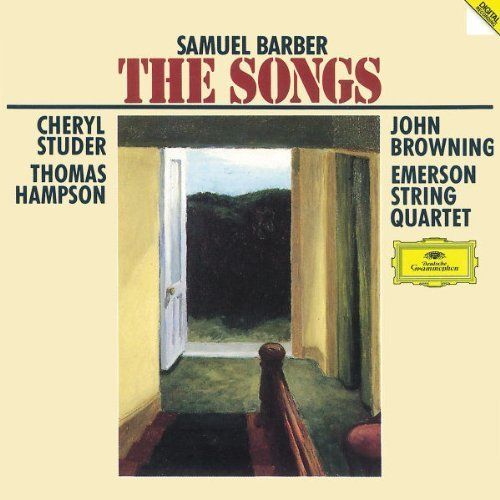 2cd Samuel Barber The Songs Cheryl Struder Thomas Hampson Emerson String Quartet