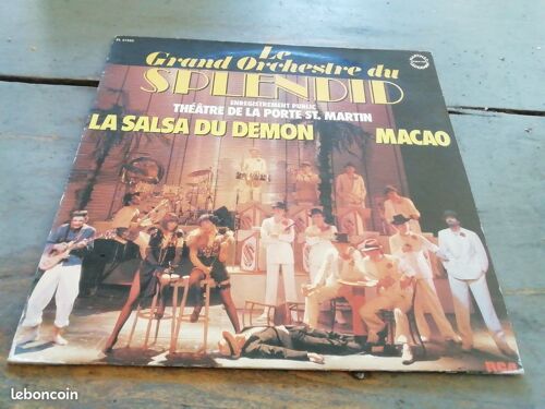 33 Tours Le Grand Orchestre Du Splendid Enregistrement Public Rca Zl 37393 Disque Et Pochette En Très Bon État