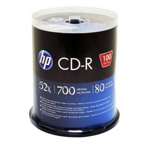 100 CD-R HP CakeBox
