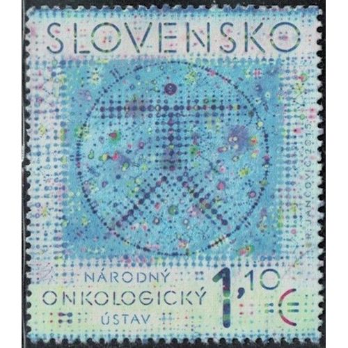 Slovaquie 2015 Oblitéré Used Cancer Institut National D'oncologie Y&t Sk 675 Rp350