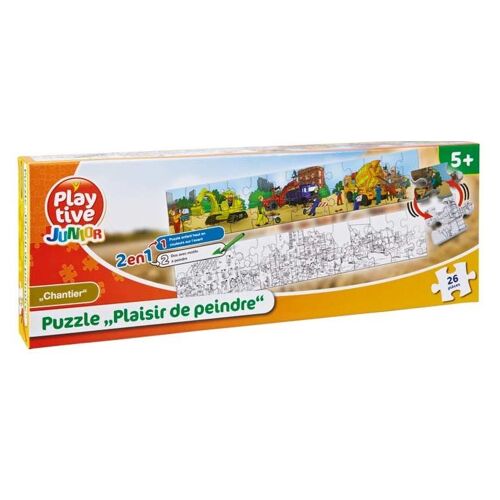 Puzzle "Plaisir De Peindre" Theme "Chantier"