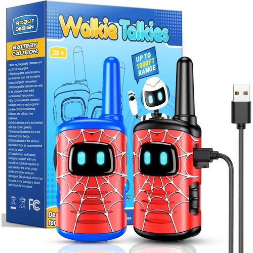 ERYI-Talkie Walkie Rechargeable Pour Enfants - Jouet Garçon Et Fille 3-10 Ans - Cadeau Et Jouet D'Extérieur