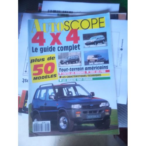 Autoscope 7 De 1993 Ford Maverick,Jeep Grand Cherokee,Mercedes Serie G,Mitsubishi Pajero,Nissan Terrano 2,Opel Frontera,Land Discovery,Range Rover,Toyota Land Cruiser Sw,Camel Trophy